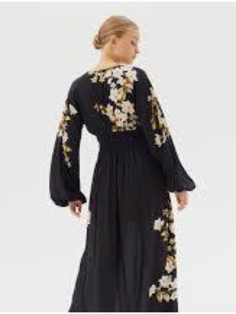 Billabong Black Floral V-Neck Maxi Dress - Picture 2 of 6